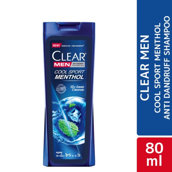Clear Men Shampoo Cool Sport Menthol Anti Dandruff 80ml