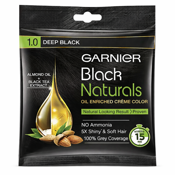 Garnier Black Naturals Shade 1 Deep Black 20 Ml