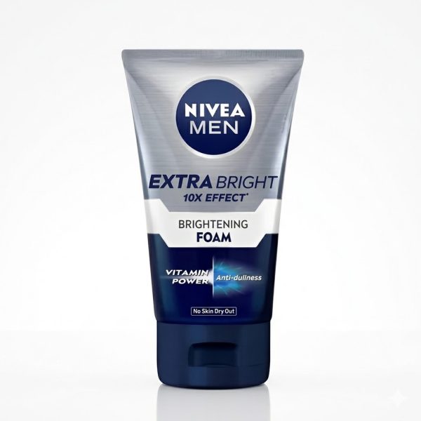 Nivea Men Extra Bright Effect Brightening Foam 100g