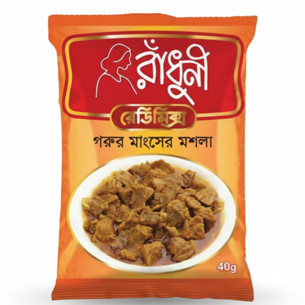 RADHUNI GORUR MANGSHER MASALA 40 GM
