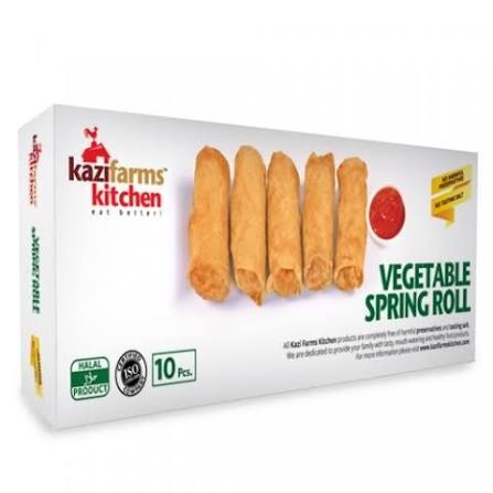 Kazifarms vegetable spring roll 250g