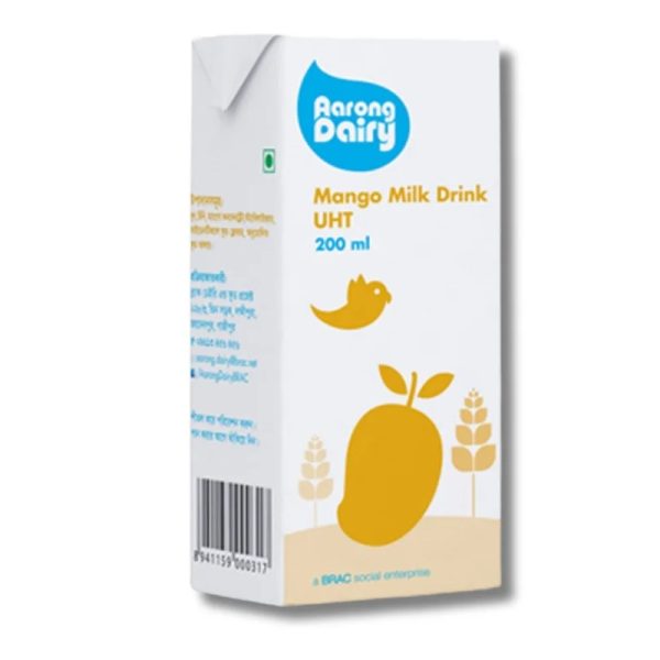 Aarong Dairy Mango Milk Drink UHT 200ml