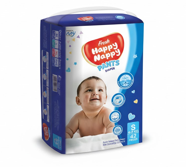 happy nappy daipar New Born 42pcs