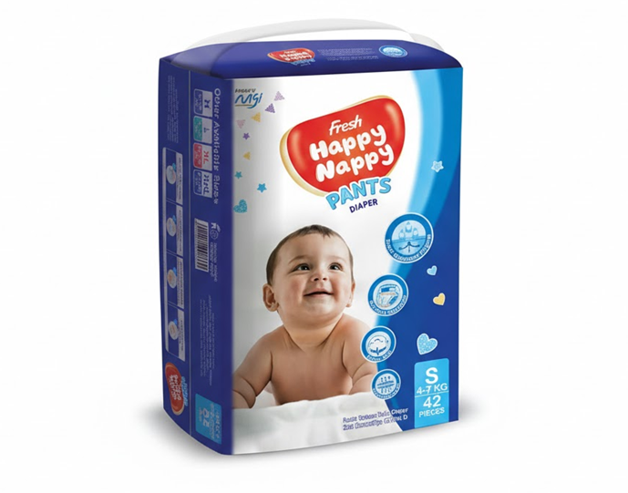 happy nappy daipar New Born 42pcs