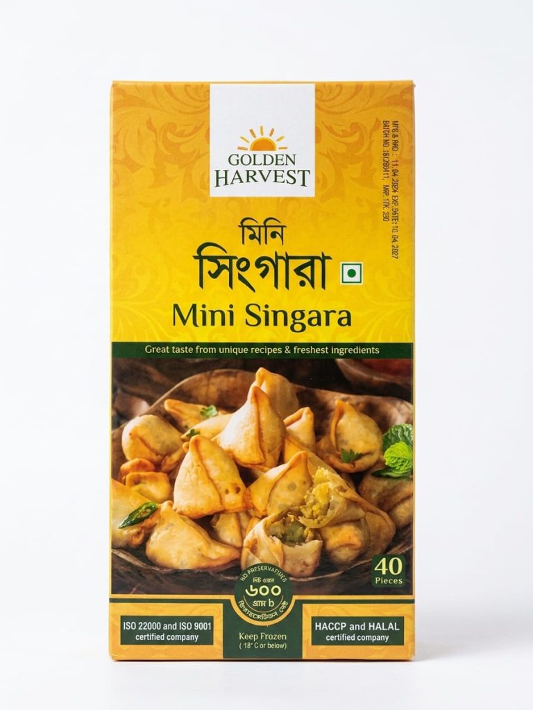 Golden Harvest Mini Singara 600gm 40 pcs