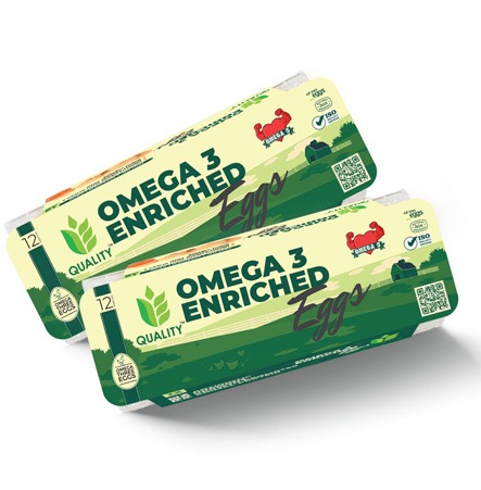 Quality Omega-3 Egg 12Pcs