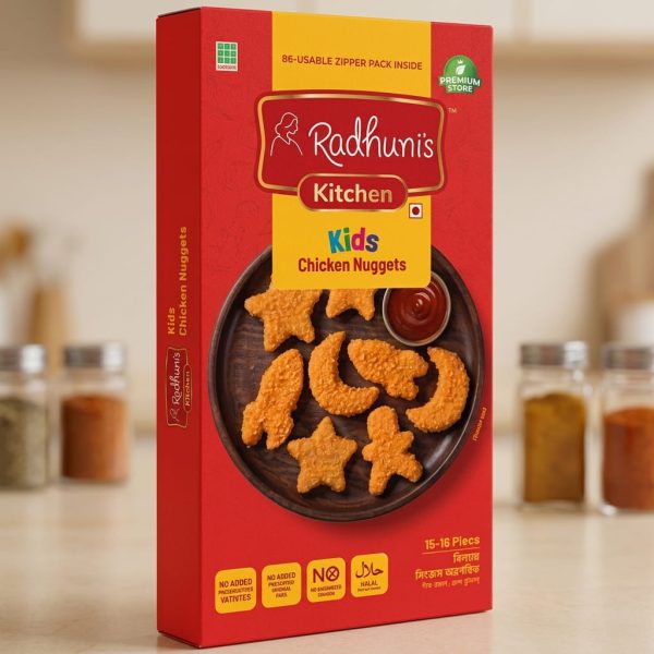 Radhuni Kitchen Kids Chicken Nuggets 15-16 Pieces