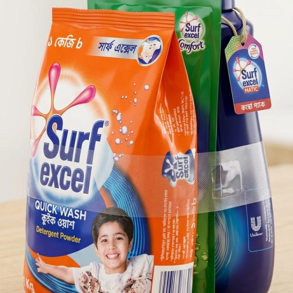 Buy 1 surfexcel Powder 1kg Free Vim Liquid 190 ml & Buy 1 Matic 500ml Get 100 taka off