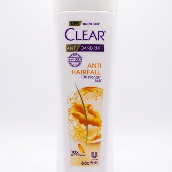 Clear Anti Dandrufe Anti Hairfall 10x Stronger Hair 330ml