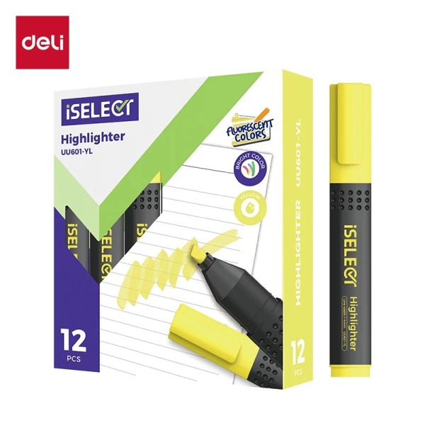 Stationery I Select Highlighter Yellow 1pcs