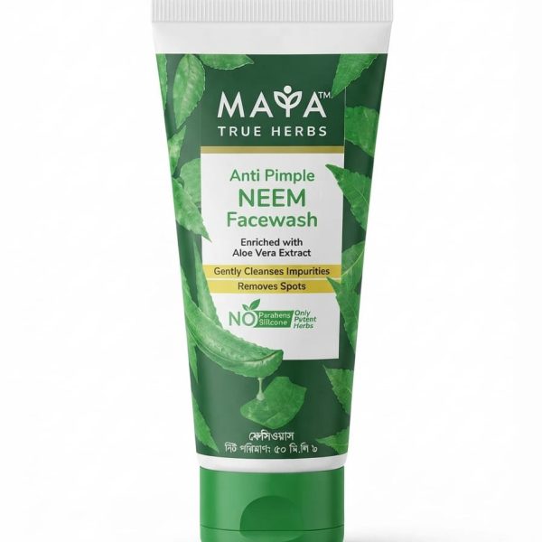 Maya True Herbs Anti Pimple Neem FaceWash 50ml
