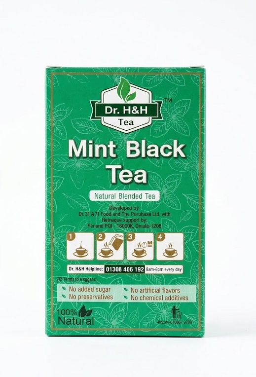 Dr. H&H Mint Black Tea 60g b