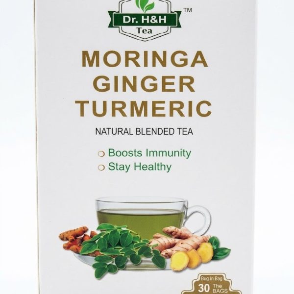 Dr. H&H Moringa Ginger Turmeric Tea 60g b