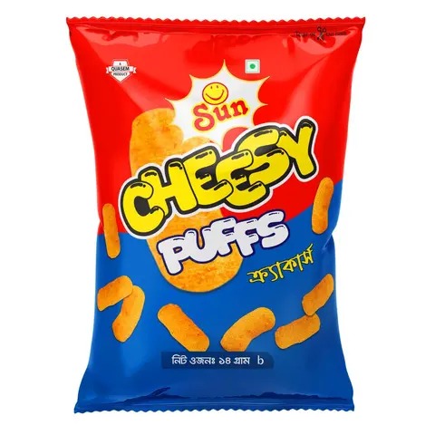 Sun Cheesy Puffs 14gm