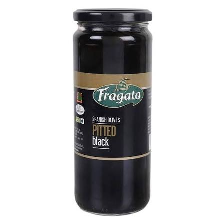 Fragata Spanish Olives Pitted Black 330gm